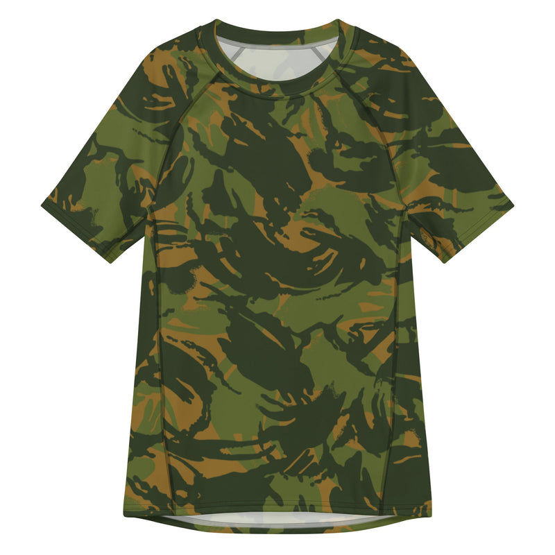 DPM Nordic Woodland CAMO Mens Short-Sleeve Rash Guard - 2XS - SS