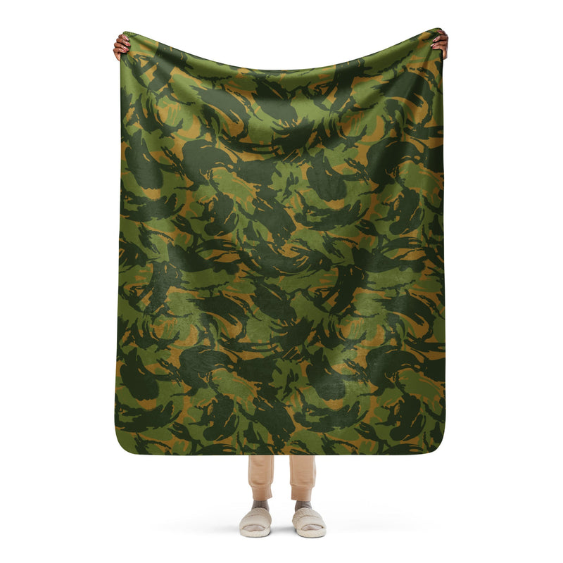 DPM Nordic Woodland CAMO Sherpa Blanket - 50″×60″
