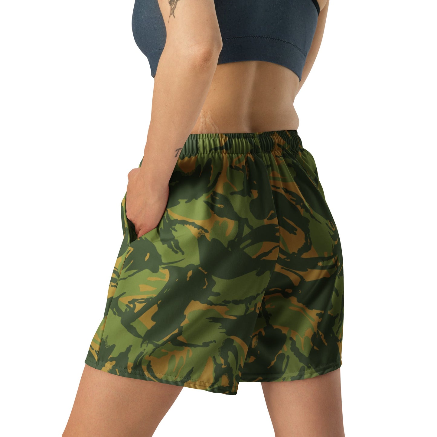 Norwegian DPM CAMO Unisex Athletic Long Shorts