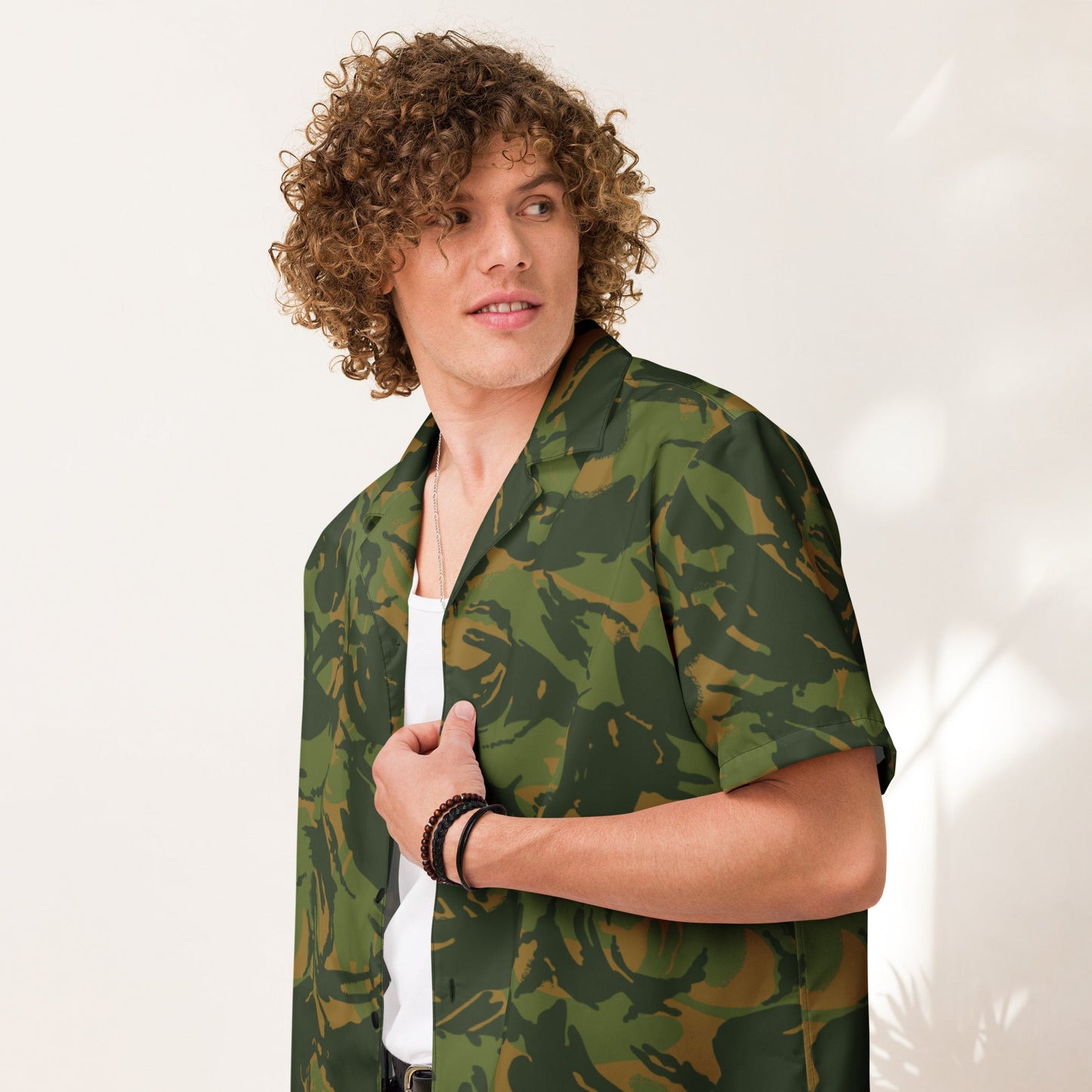 Norwegian DPM CAMO Unisex Short-Sleeve Button Shirt