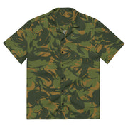 DPM Nordic Woodland CAMO Unisex Short-Sleeve Button Shirt - 2XS - Button-Up