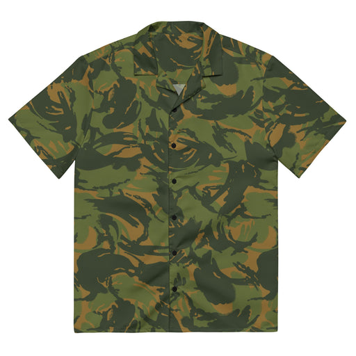 DPM Nordic Woodland CAMO Unisex Short-Sleeve Button Shirt - 2XS - Button-Up