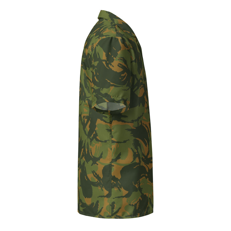 DPM Nordic Woodland CAMO Unisex Short-Sleeve Button Shirt - Button-Up