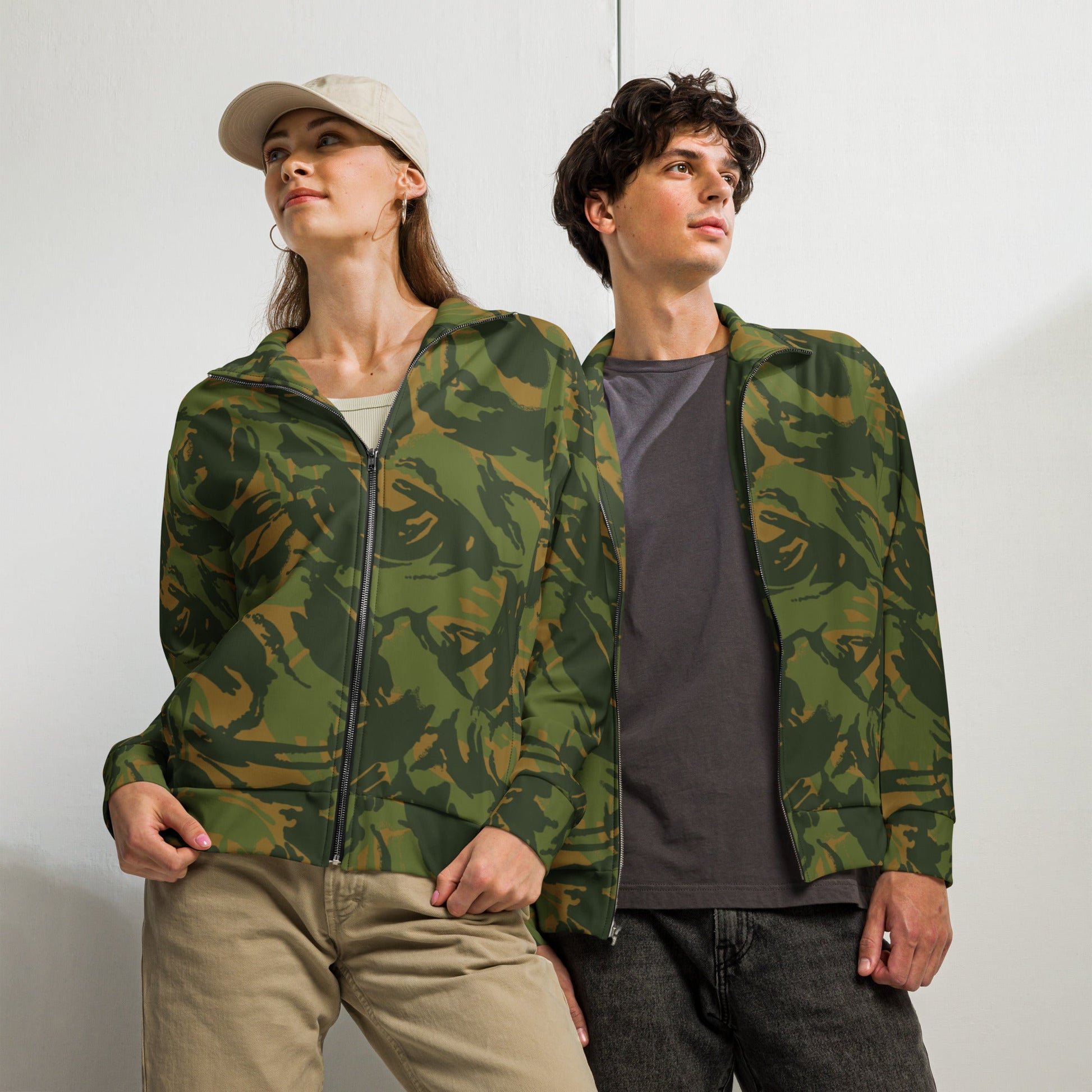 Norwegian DPM CAMO Unisex track jacket - 2XS - Track Jackets