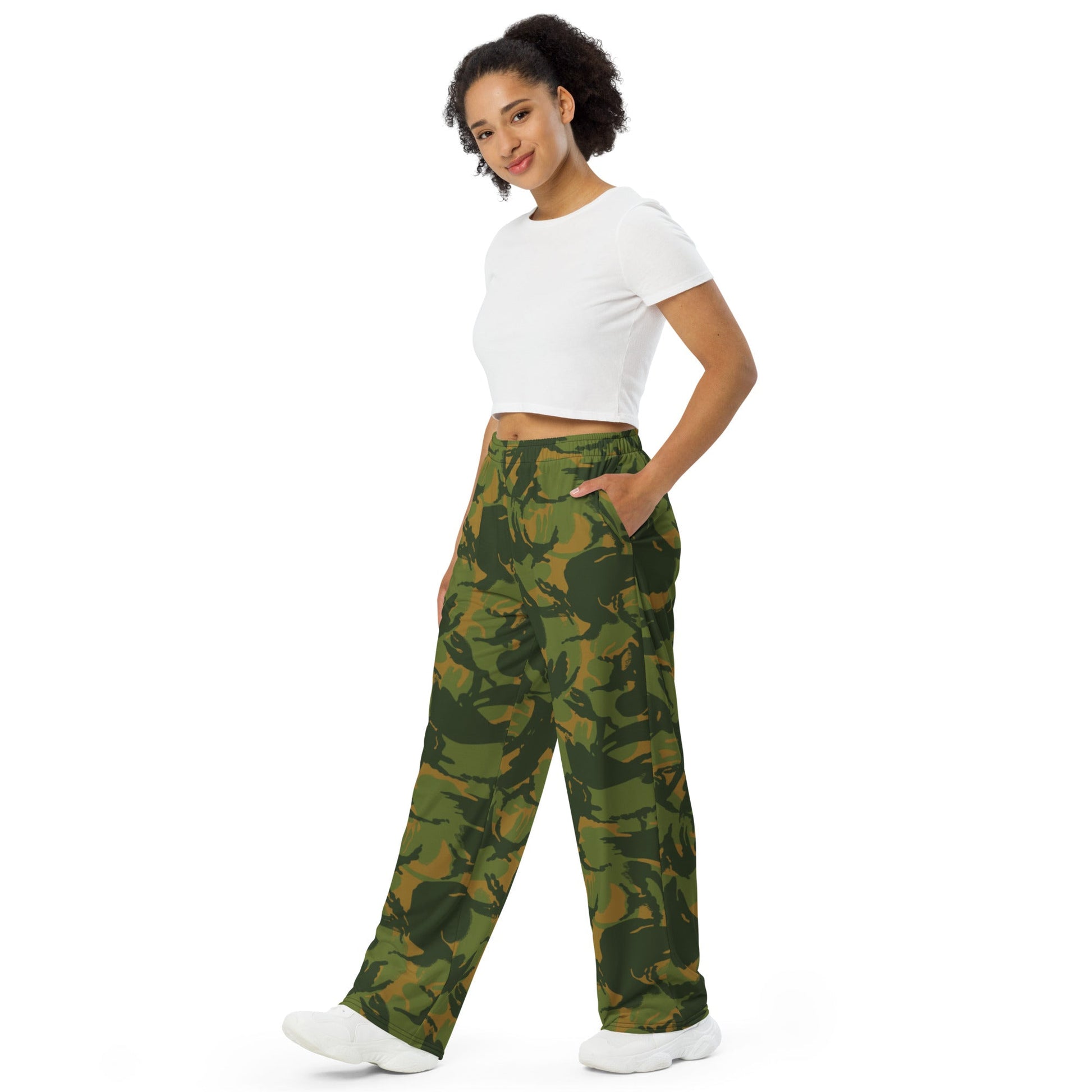 Norwegian DPM CAMO Unisex Wide-Leg Leisure Pants