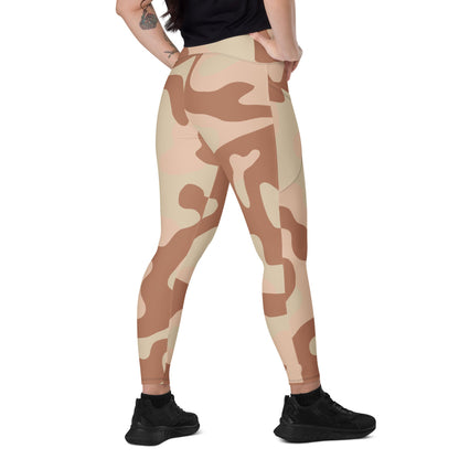 Norwegian M03 Desert CAMO Leggings with pockets - 2XS - Womens With Pockets