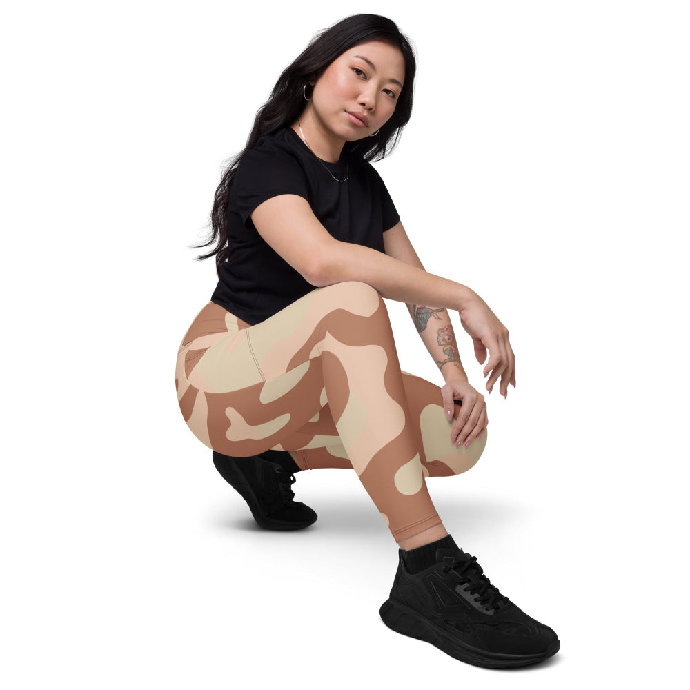 Norwegian M03 Desert CAMO Leggings with pockets - Womens With Pockets