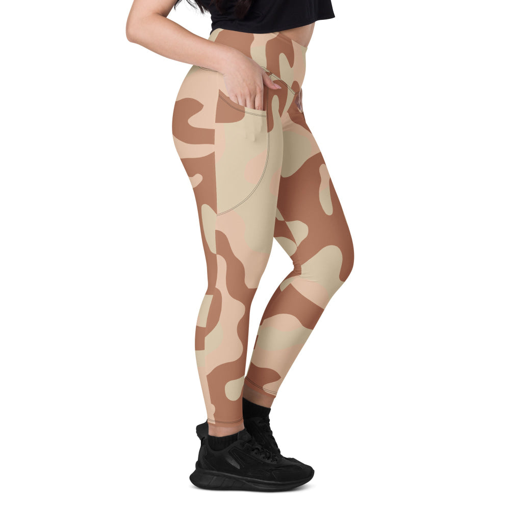 Norwegian M03 Desert CAMO Leggings with pockets - Womens With Pockets