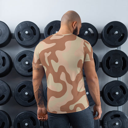 Norwegian M03 Desert CAMO Mens Athletic T-shirt - T-Shirts