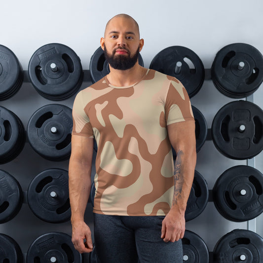 Norwegian M03 Desert CAMO Mens Athletic T-shirt - XS - T-Shirts
