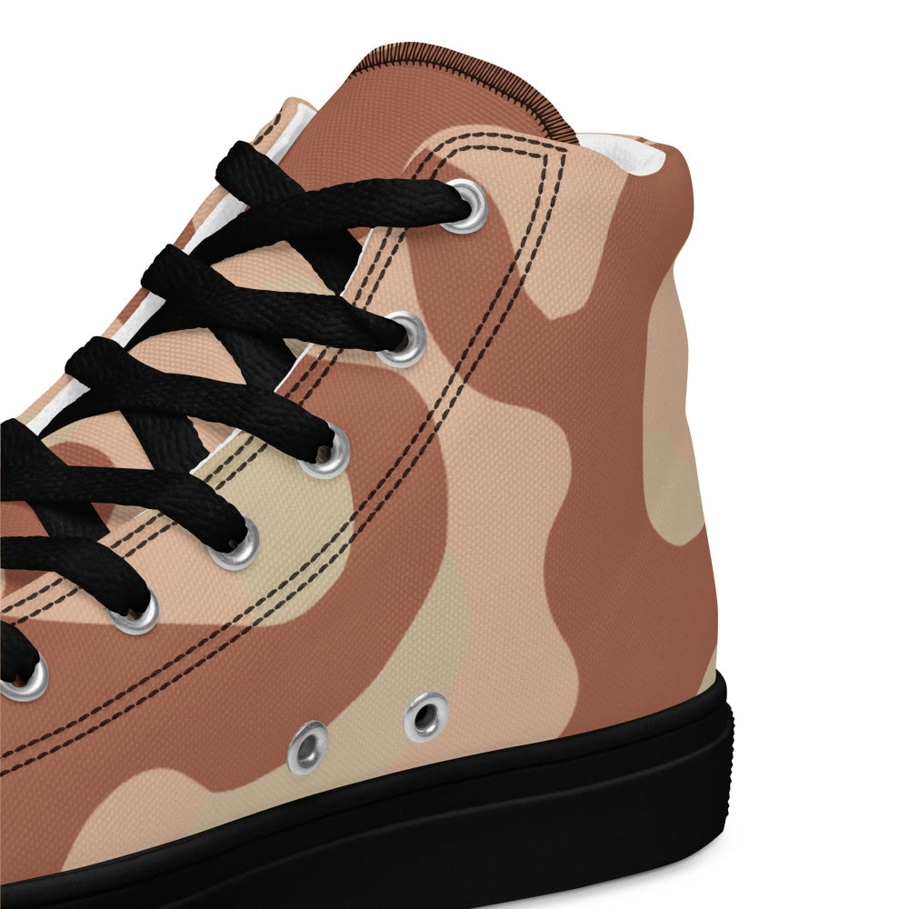 Norwegian M03 Desert CAMO Men’s high top canvas shoes - Mens High Top Canvas Shoes