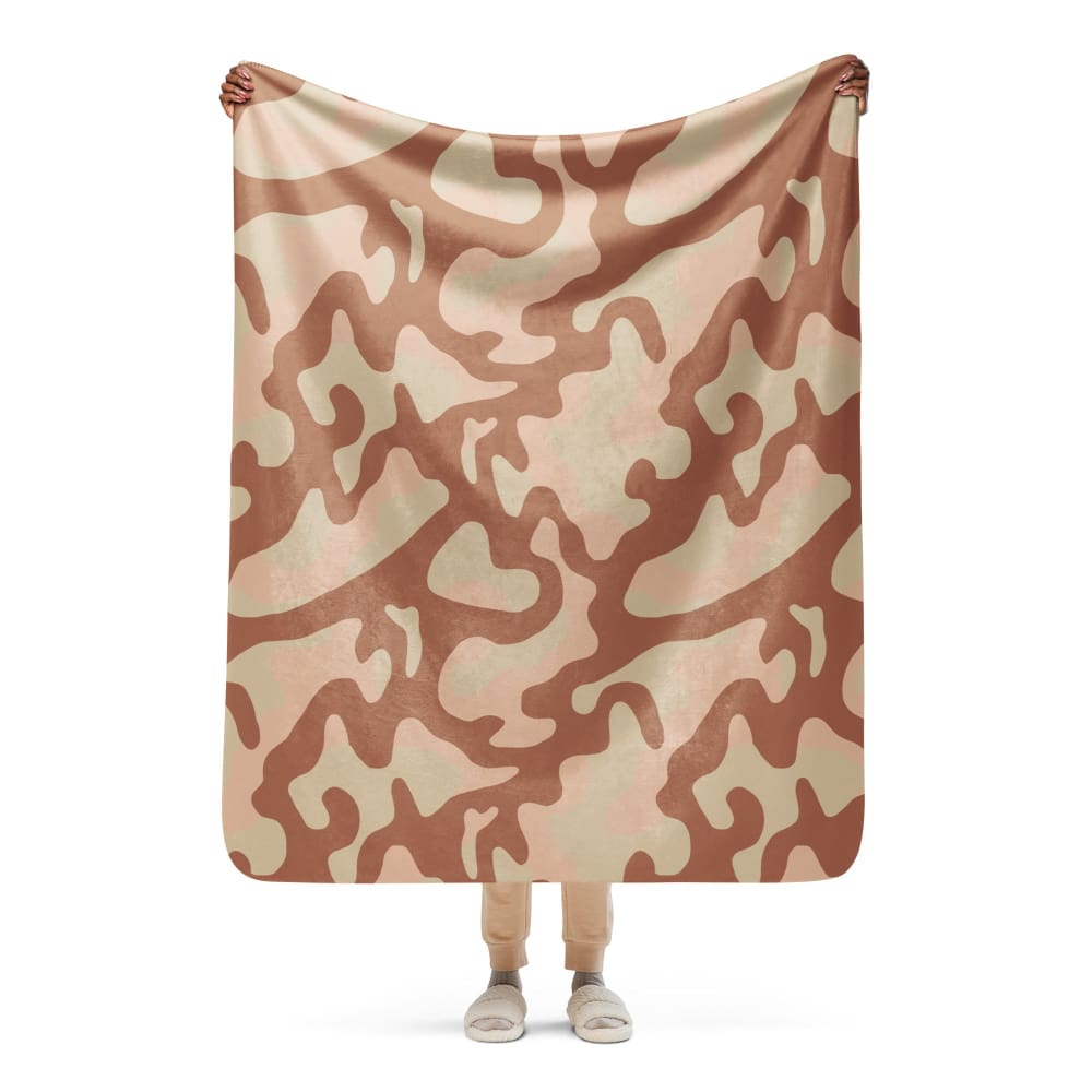 Norwegian M03 Desert CAMO Sherpa blanket - 50″×60″