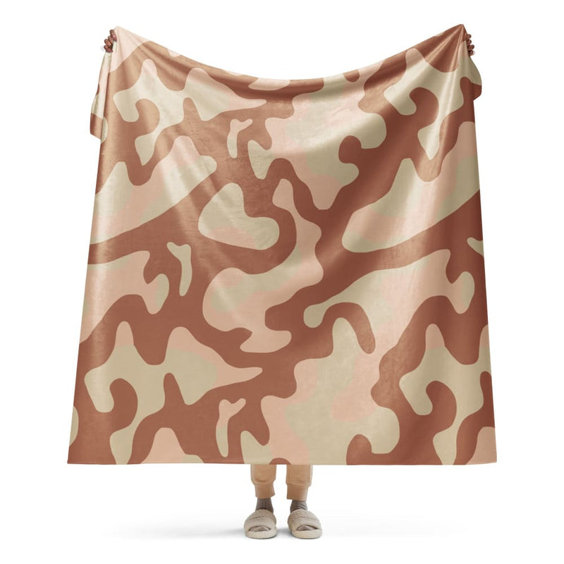 Norwegian M03 Desert CAMO Sherpa blanket - 60″×80″