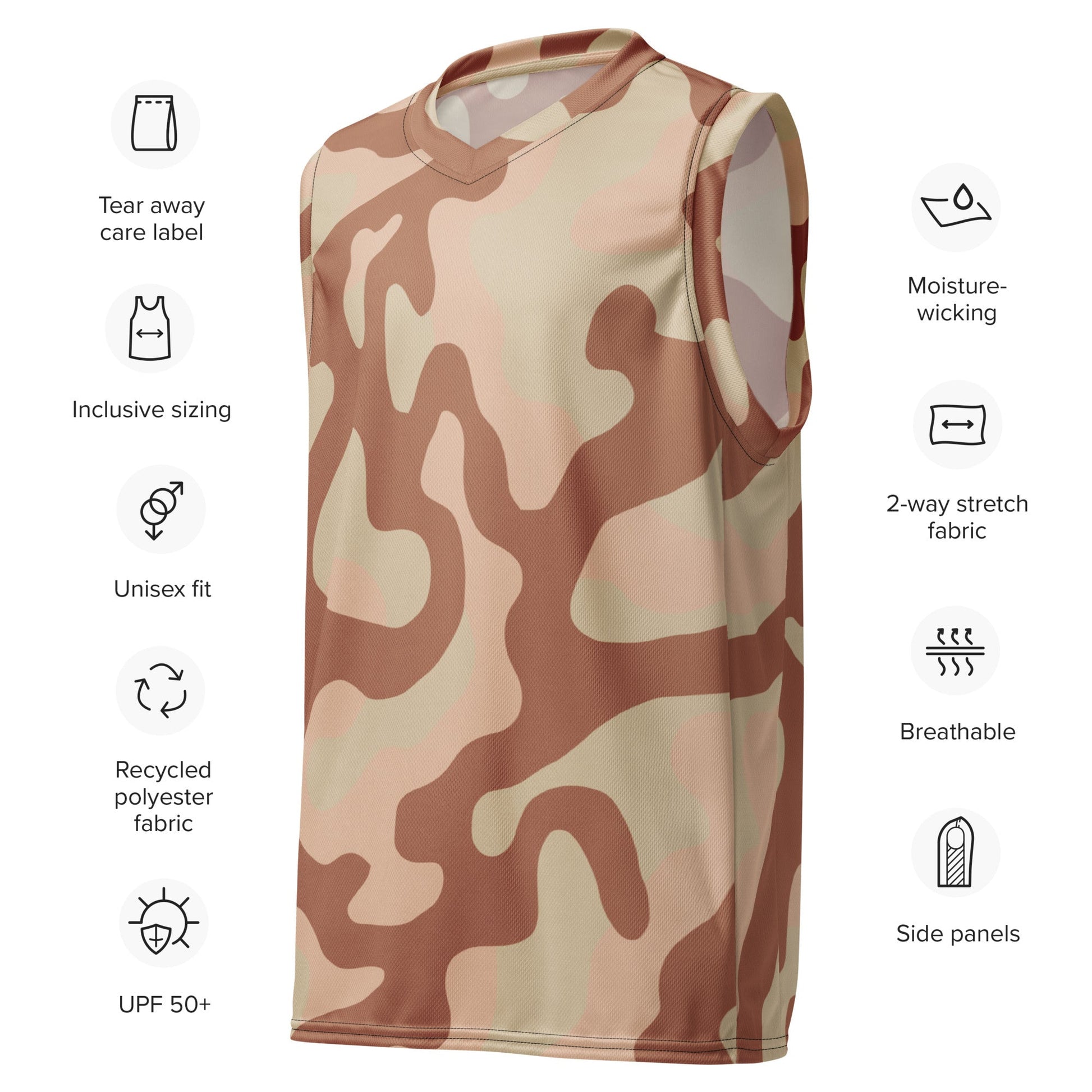 Norwegian M03 Desert CAMO unisex basketball jersey Basketball Jerseys