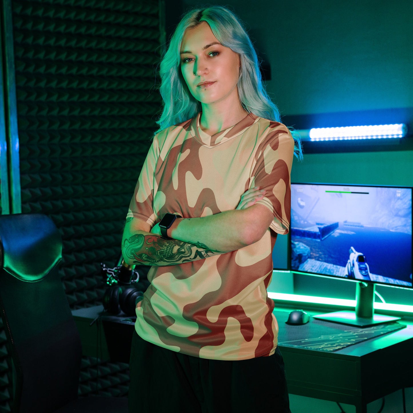 Norwegian M03 Desert CAMO unisex sports jersey Sports Jerseys