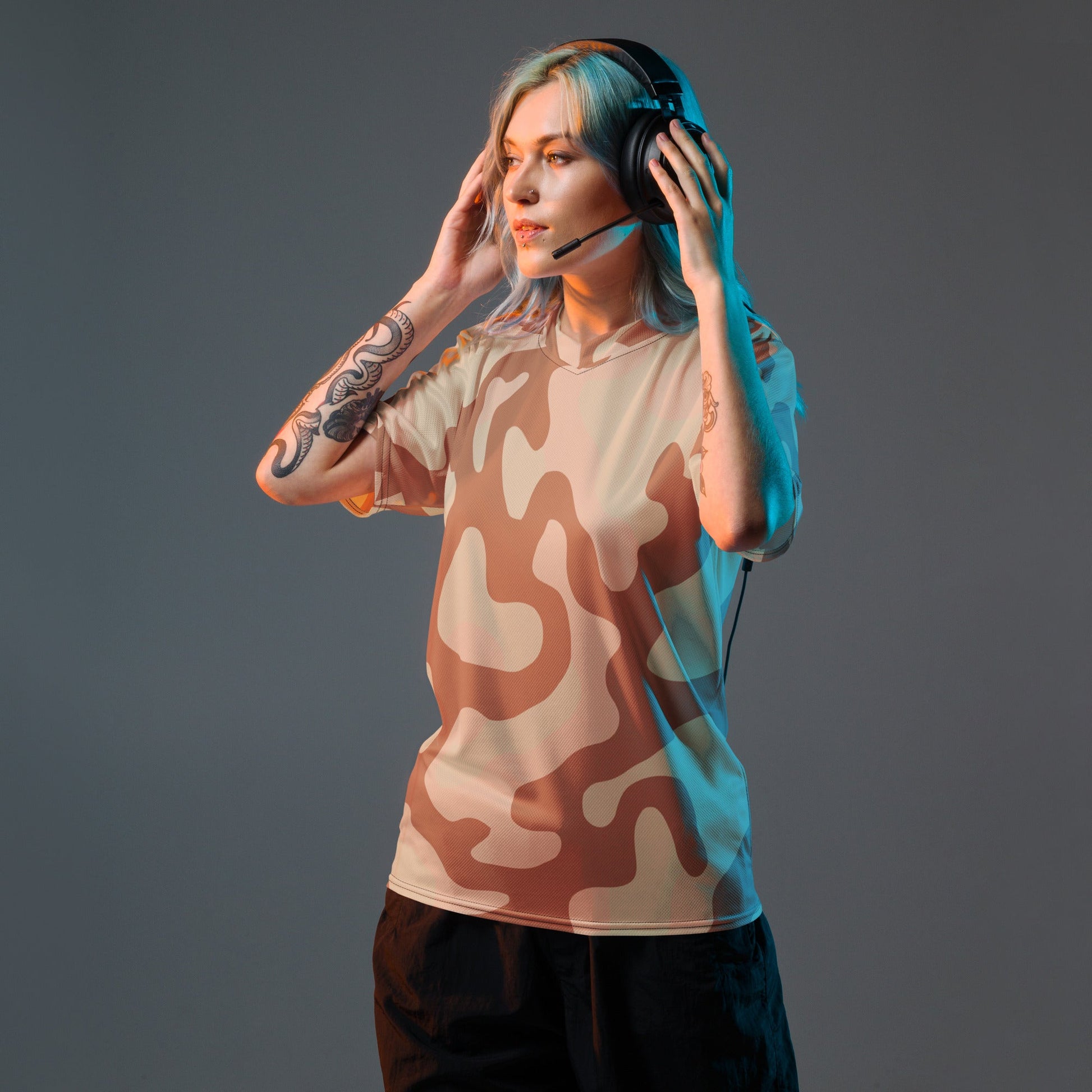 Norwegian M03 Desert CAMO unisex sports jersey Sports Jerseys