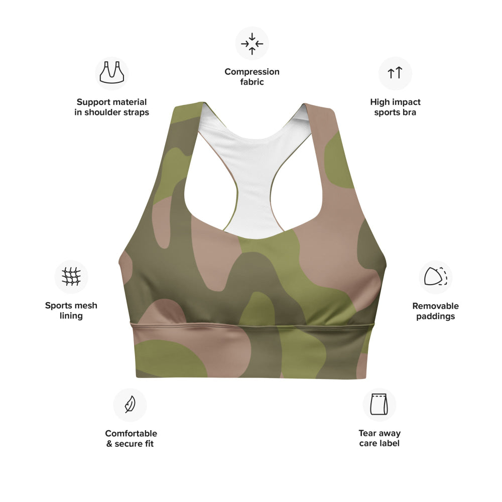 Norwegian M75 CAMO Longline sports bra - Womens Sports Bra