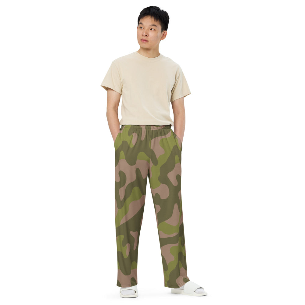 Norwegian M75 CAMO unisex wide-leg pants - Unisex Wide-Leg Pants