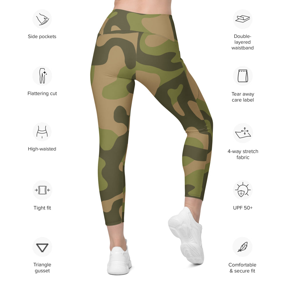 Norwegian M98 CAMO Leggings with pockets - Womens With Pockets