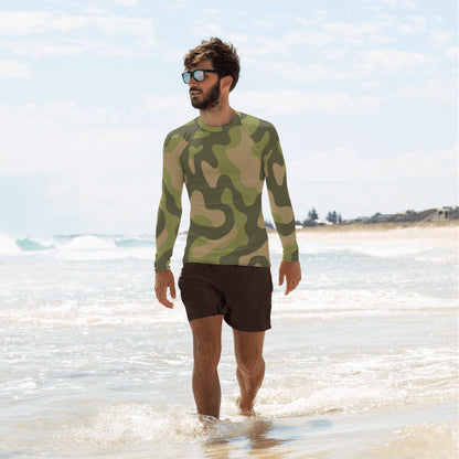 Norwegian M98 CAMO Mens Long-Sleeve Rash Guard - XS