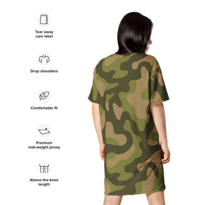 Norwegian M98 CAMO T-shirt dress - Womens T-Shirt Dress