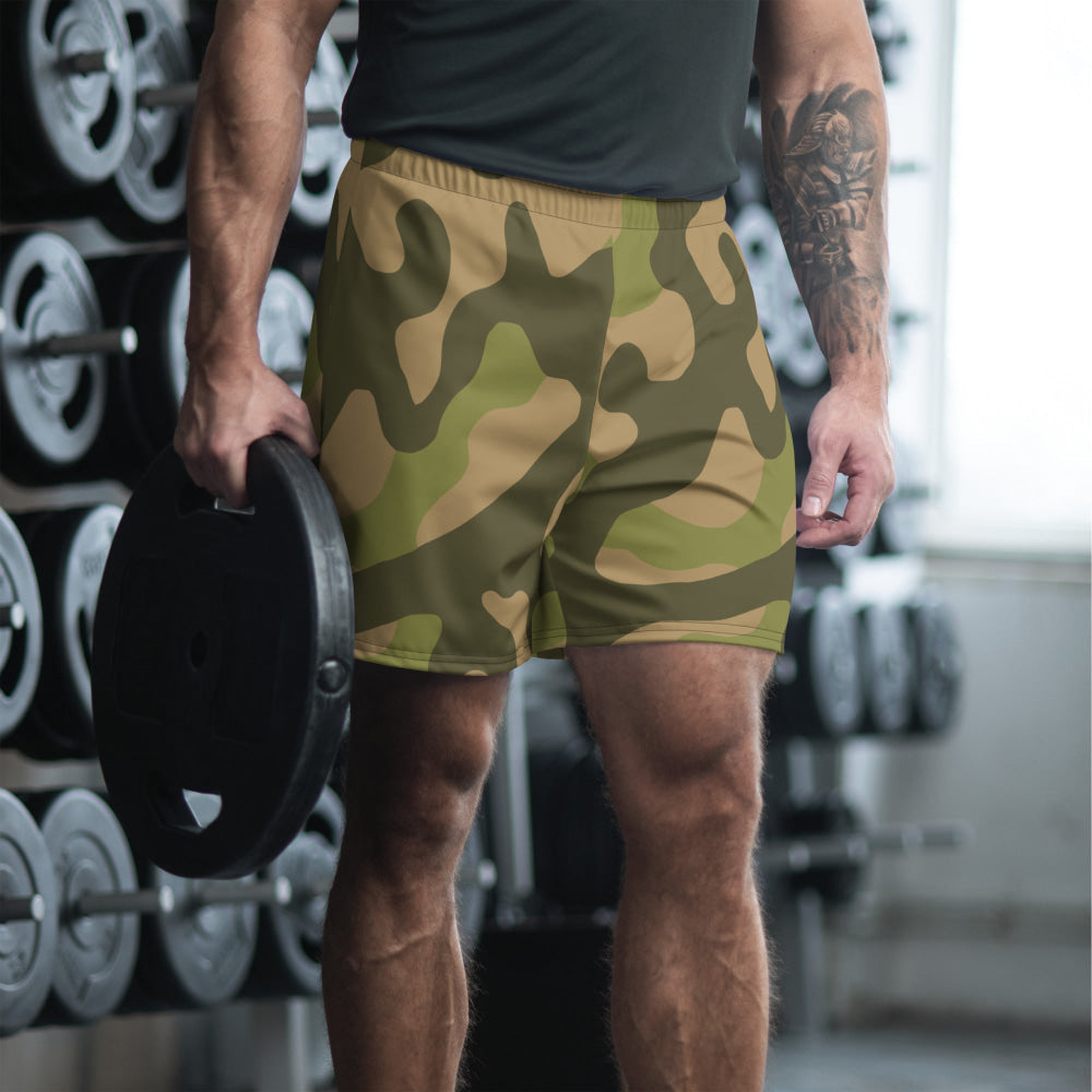 Norwegian M98 CAMO Unisex Athletic Long Shorts - XS