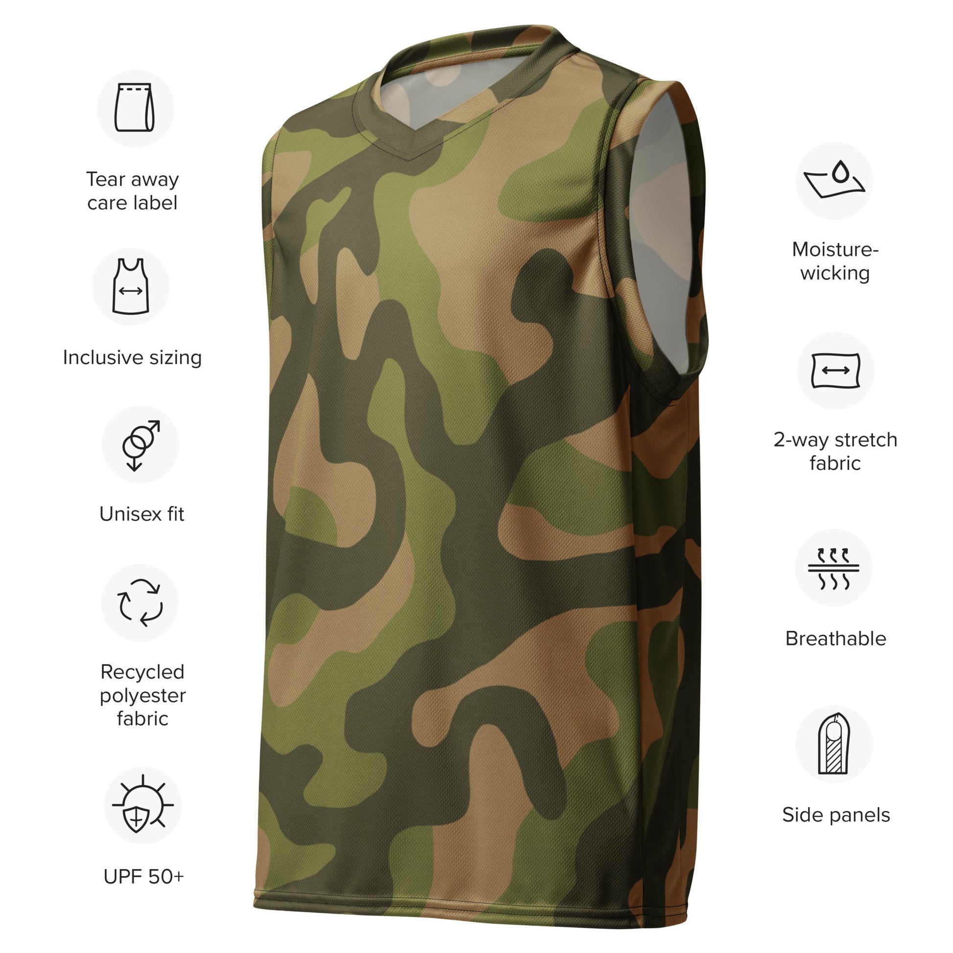 Norwegian M98 CAMO unisex basketball jersey Basketball Jerseys