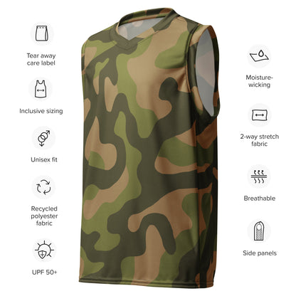 Norwegian M98 CAMO unisex basketball jersey Basketball Jerseys