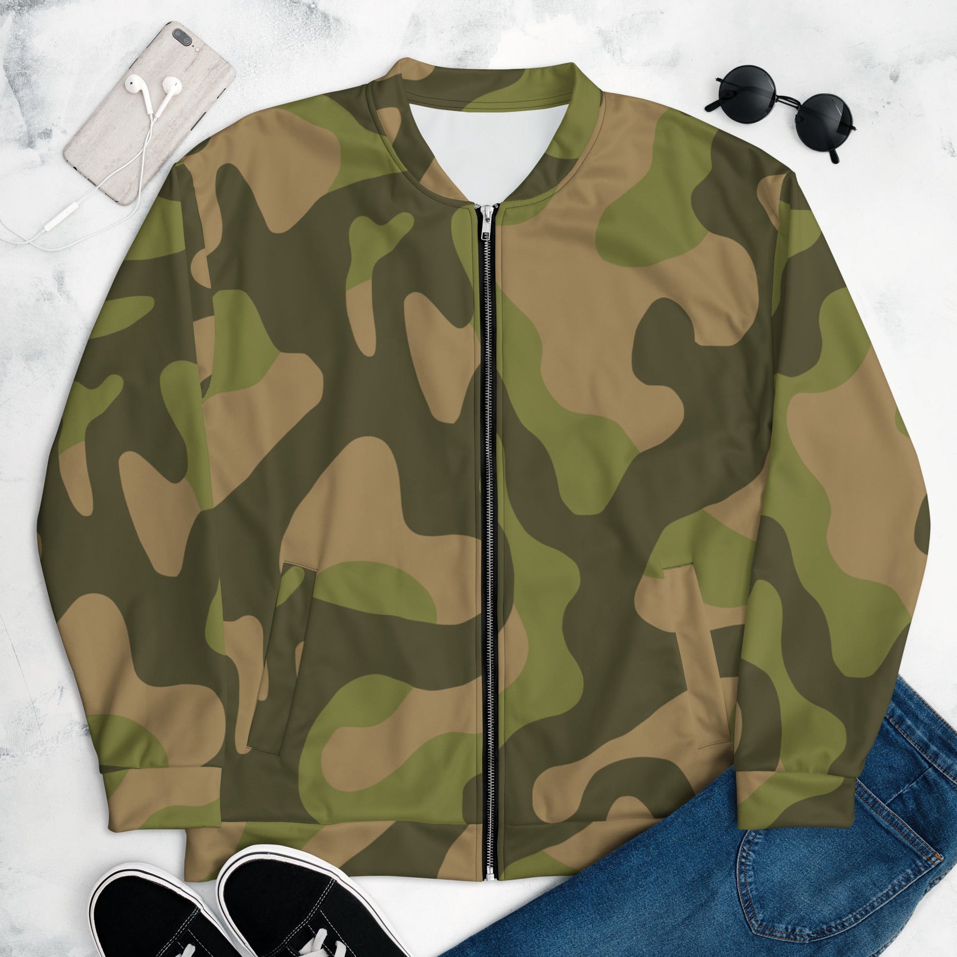 Norwegian M98 CAMO Unisex Bomber Jacket - XS - Jackets