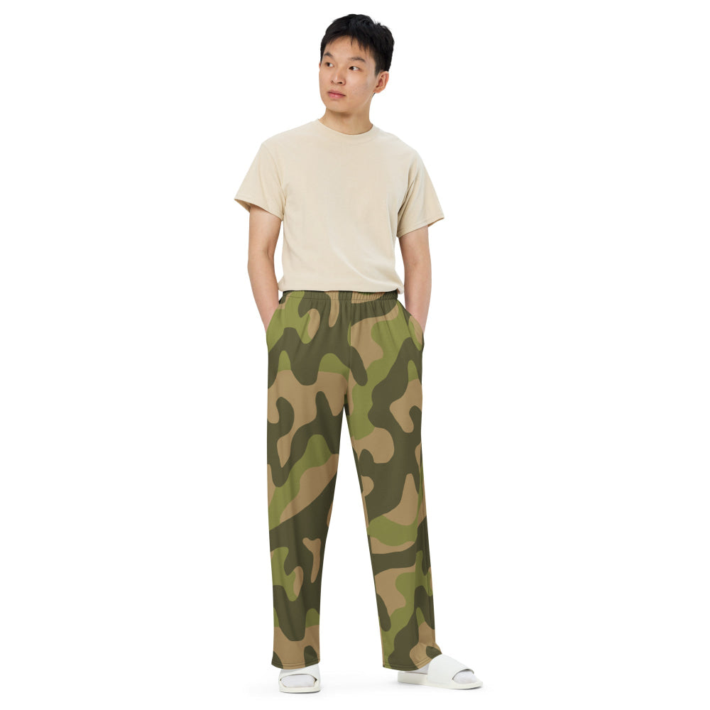 Norwegian M98 CAMO unisex wide-leg pants - Unisex Wide-Leg Pants