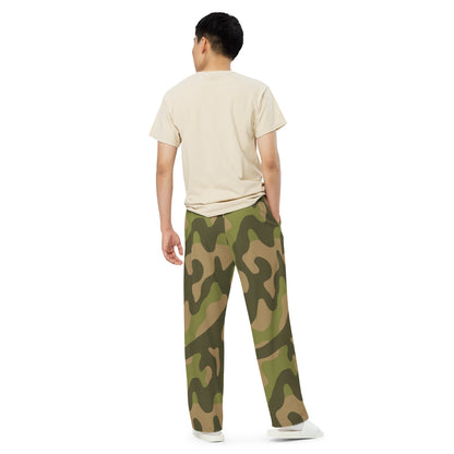 Norwegian M98 CAMO unisex wide-leg pants - Unisex Wide-Leg Pants