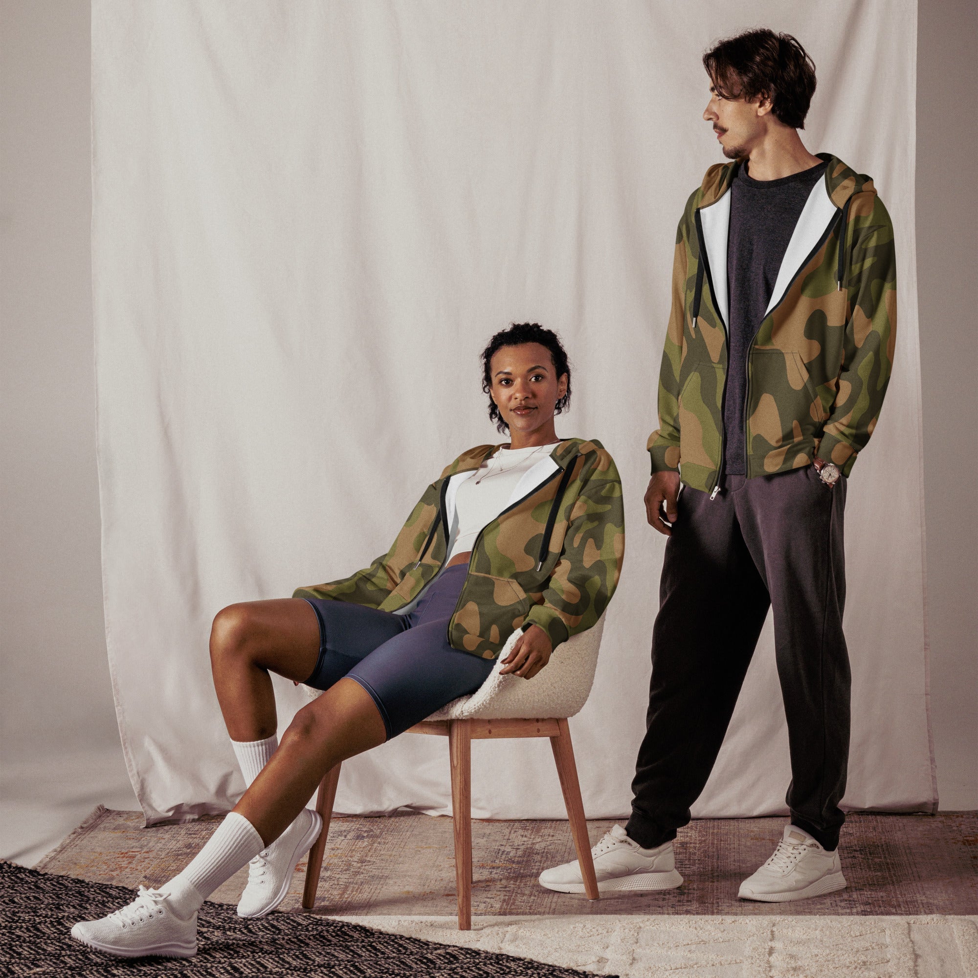 CAMO HQ - Norwegian M98 CAMO Unisex Zip Hoodie - Worldwide Shipping
