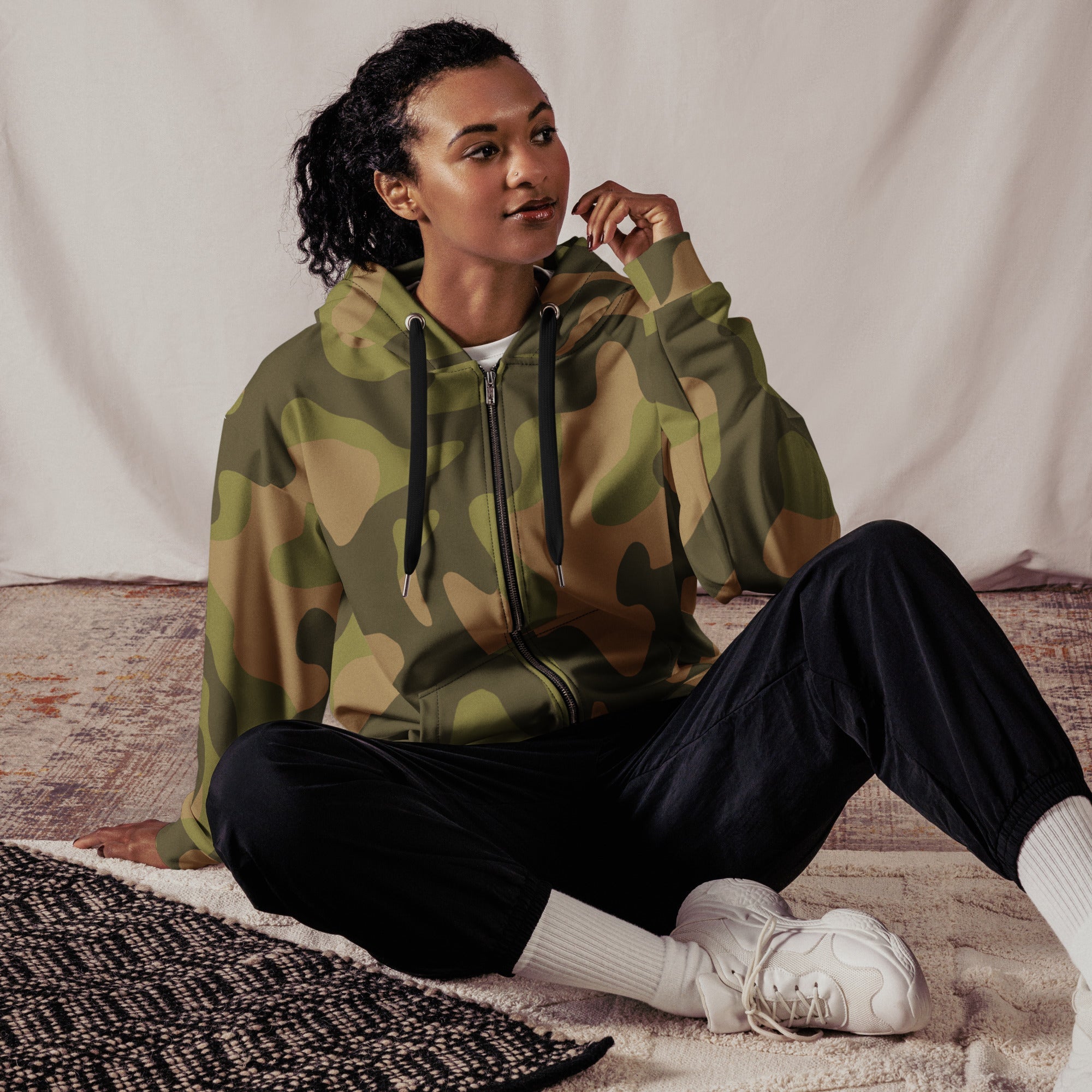 完売品　BELVET Camo Zip Hoodie Camo Zip Hoodie – BELVET