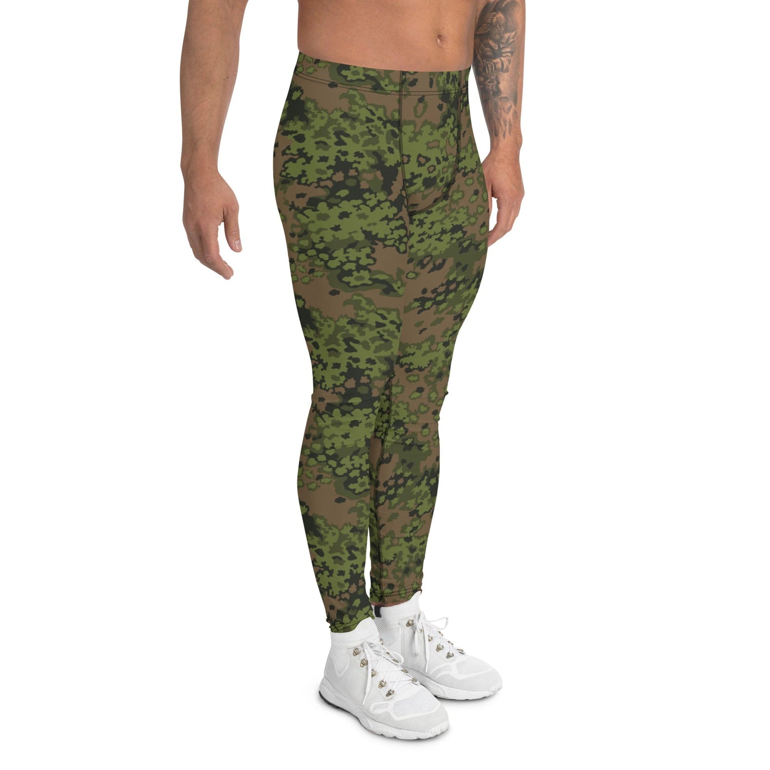 Oak Leaf Eichenlaubmuster Summer CAMO Mens Leggings