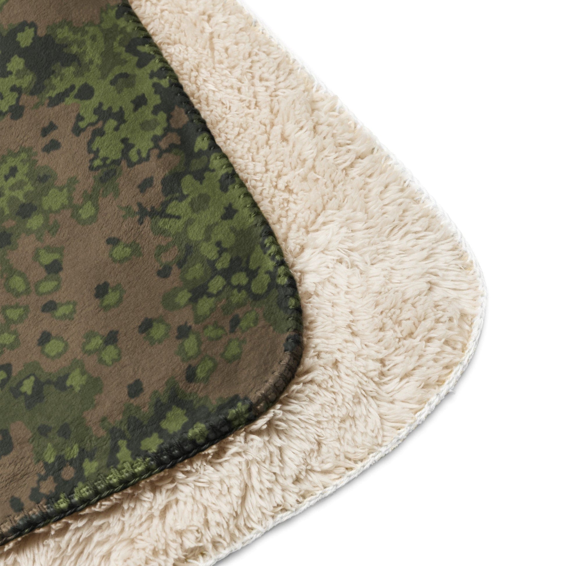 German Oak Leaf Eichenlaubmuster Summer CAMO Sherpa blanket - Blankets