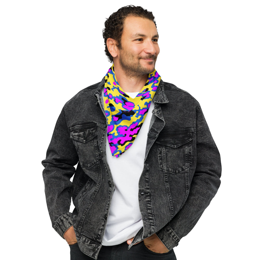 Oakleaf Glow-Oak Fuschia CAMO bandana - L - Bandana