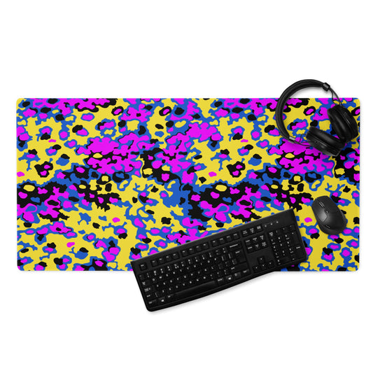 Oakleaf Glow-Oak Fuschia CAMO Gaming mouse pad - 36″×18″ - Mouse Pad