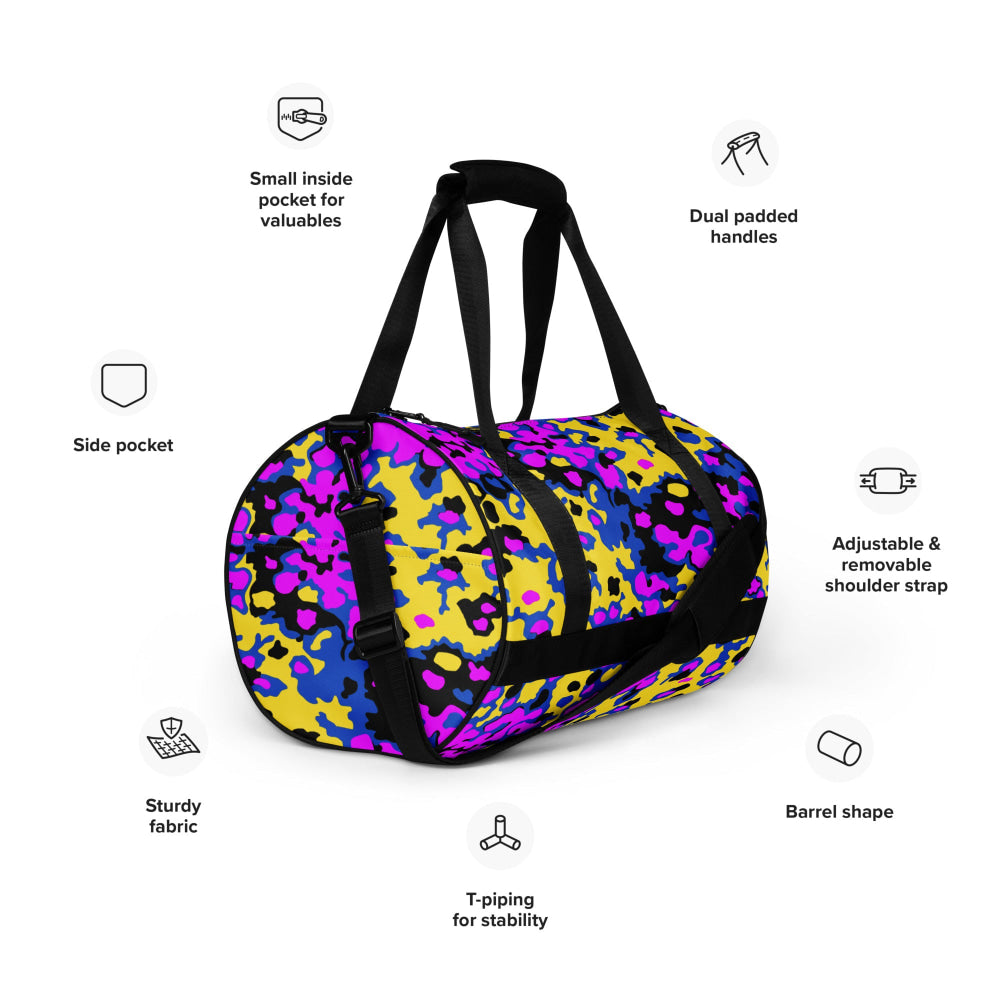 Oakleaf Glow-Oak Fuschia CAMO gym bag - Gym Bag