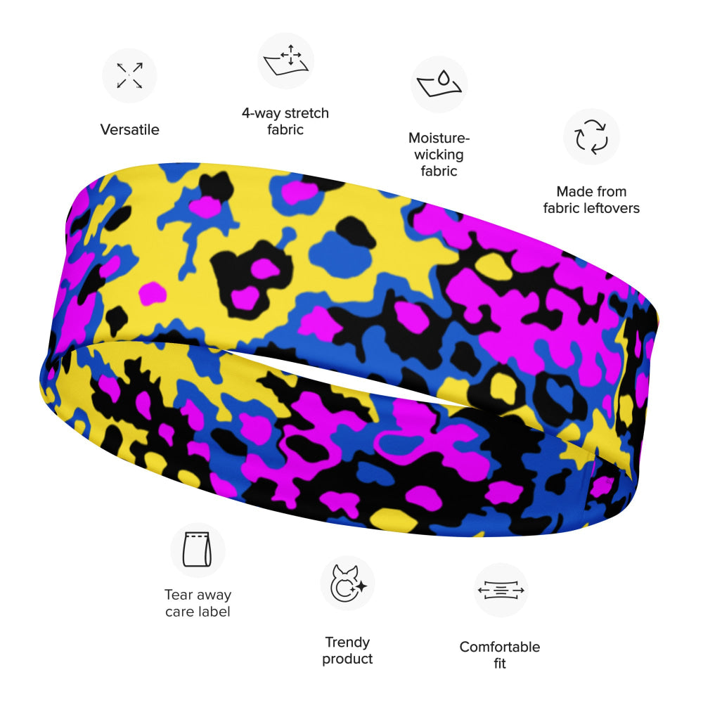 Oakleaf Glow-Oak Fuschia CAMO Headband - M