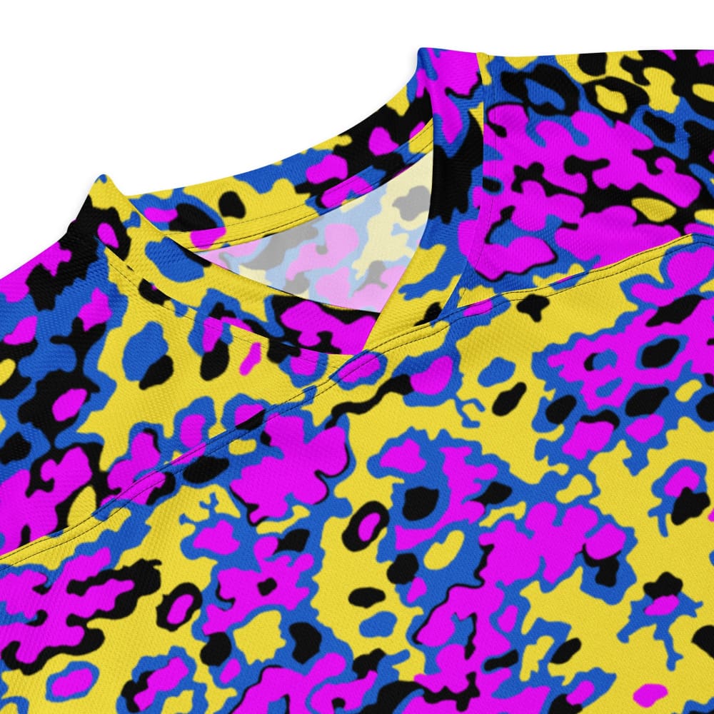 Oakleaf Glow-Oak Fuschia CAMO hockey fan jersey