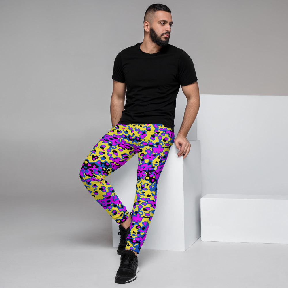 Oakleaf Glow-Oak Fuschia CAMO Men’s Joggers - Mens