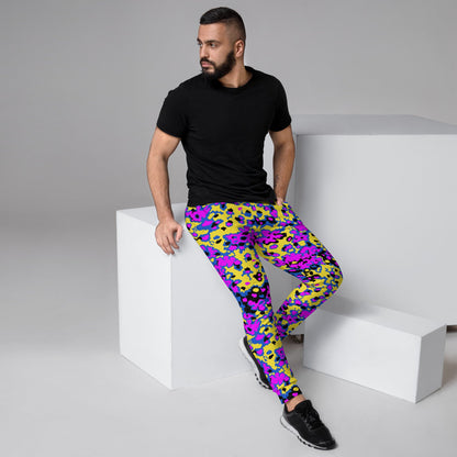 Oakleaf Glow-Oak Fuschia CAMO Men’s Joggers - XS - Mens