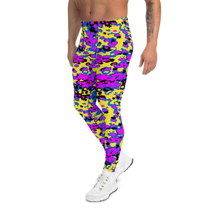 Oakleaf Glow-Oak Fuschia CAMO Men’s Leggings - Mens