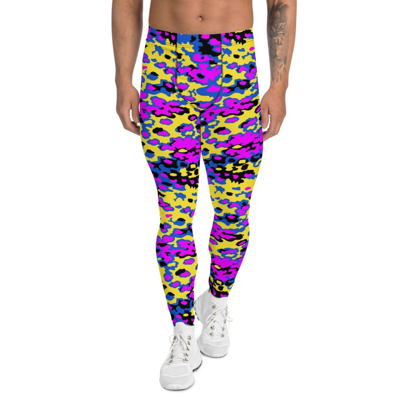 Oakleaf Glow-Oak Fuschia CAMO Men’s Leggings - XS