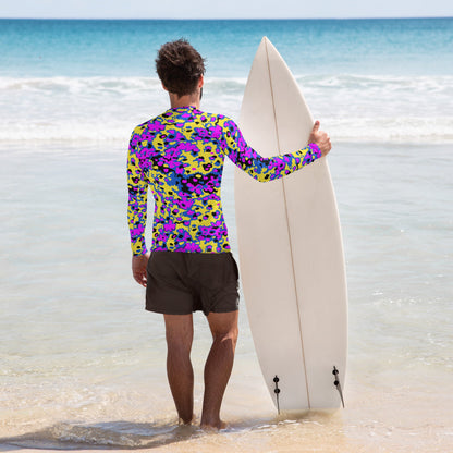 Oakleaf Glow-Oak Fuschia CAMO Men’s Rash Guard - Mens