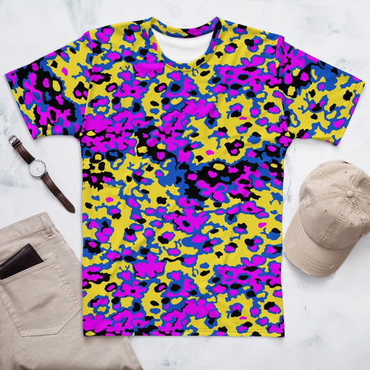 Oakleaf Glow-Oak Fuschia CAMO Men’s t-shirt - XS