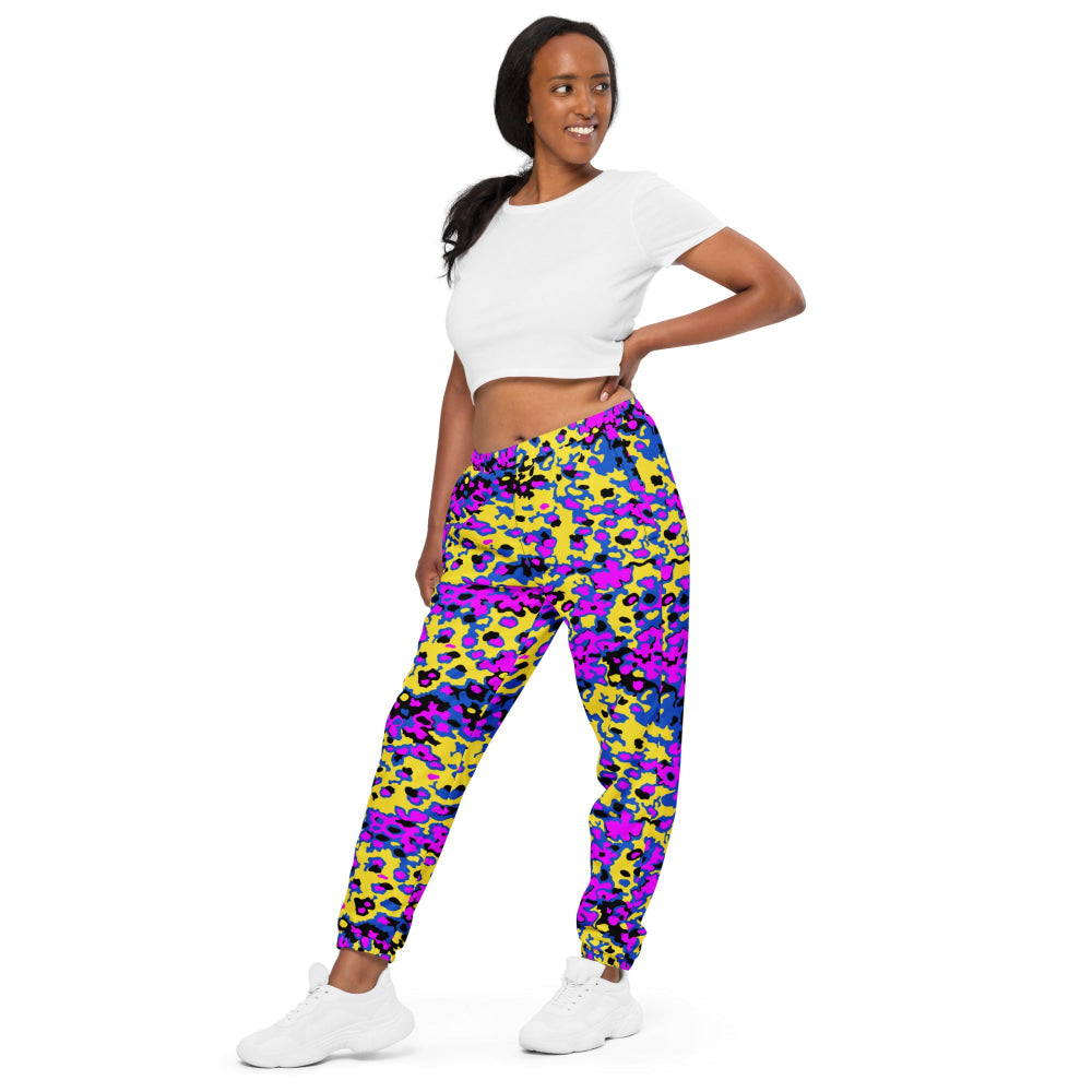 Oakleaf Glow-Oak Fuschia CAMO Unisex track pants - Track Pants