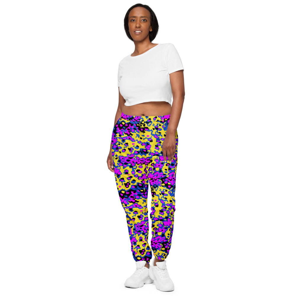 Oakleaf Glow-Oak Fuschia CAMO Unisex track pants - Track Pants