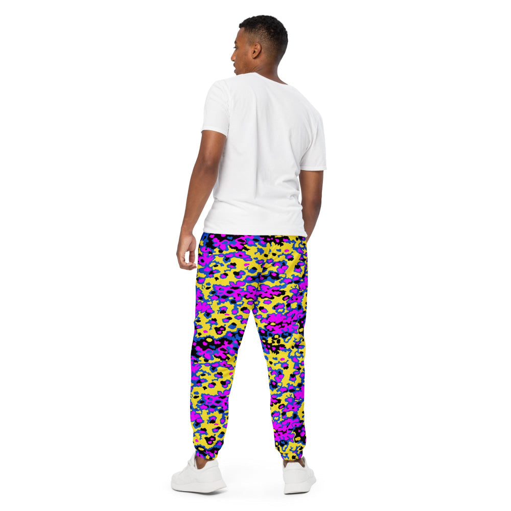 Oakleaf Glow-Oak Fuschia CAMO Unisex track pants - Track Pants