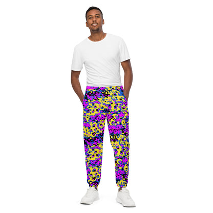 Oakleaf Glow-Oak Fuschia CAMO Unisex track pants - XS - Track Pants